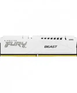 Kingston памет DDR5 Fury Beast 32GB(1*32GB)/6400 CL32 EXPO бял