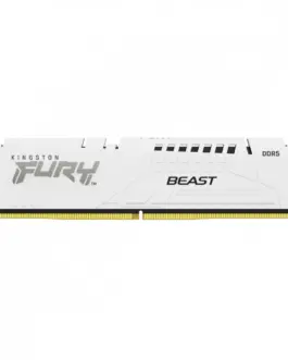 Kingston памет DDR5 Fury Beast 32GB(1*32GB)/6400 CL32 EXPO бял