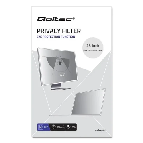 Qoltec Privatizing filter RODO 23 inch 16:9