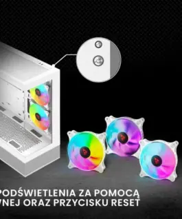 Savio кутия за компютър SIGMA X1 бял Savio