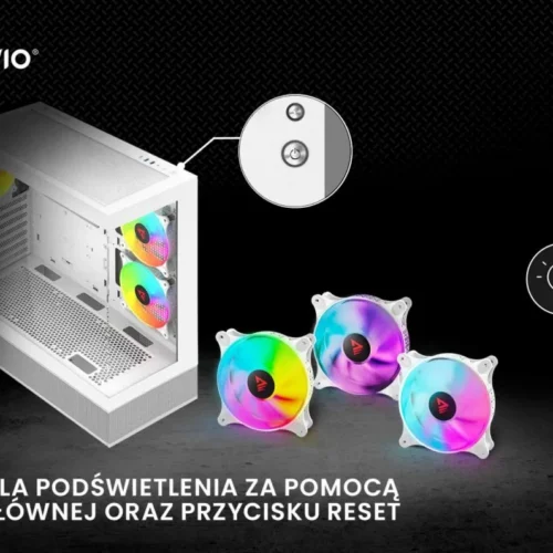 Savio кутия за компютър SIGMA X1 бял Savio