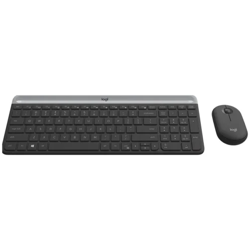 Комплект безжична клавиатура и мимшка Logitech MK470 USB