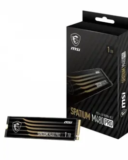 MSI SSD drive SPATIUM M480 PRO 1TB M.2 PCIe4 7400/6000MB/s