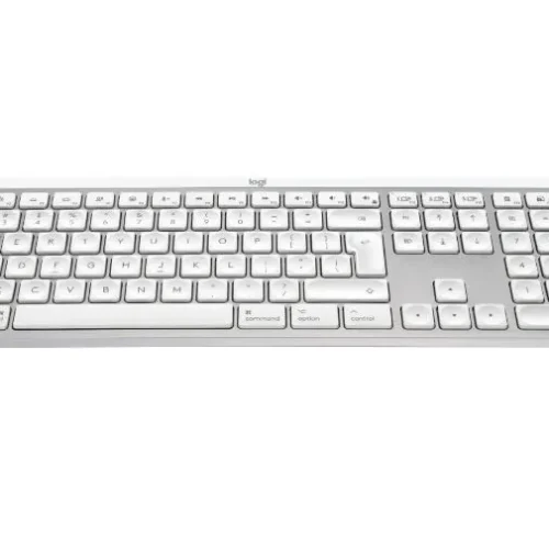 Logitech Klawiatura bezкабелна MX Keys S for Mac Pale сив US