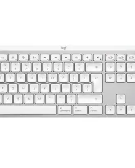 Logitech Klawiatura bezкабелна MX Keys S for Mac Pale сив US 920-011638