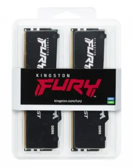 Alternative view of Kingston памет DDR5 Fury Beast RGB 64GB(2*32GB)/6000 CL30 EXPO черен