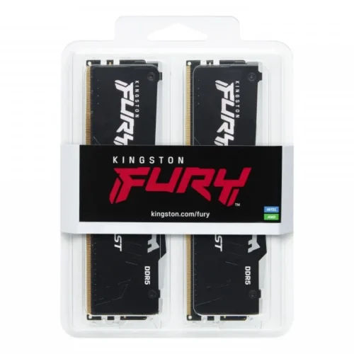 Alternative view of Kingston памет DDR5 Fury Beast RGB 64GB(2*32GB)/6000 CL30 EXPO черен