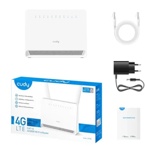 Cudy CUDY LT15E Router Gigab it AX3000 4G LTE SIM