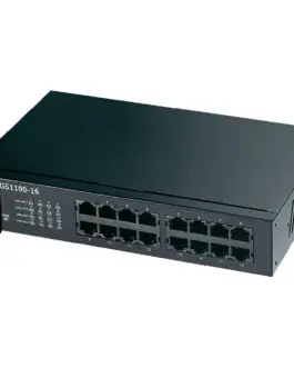 Суич ZYXEL GS1100-16 16 портов Gigabit за монтиране в шкаф