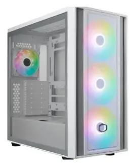 Alternative view of Cooler Master кутия за компютър MasterBox 600 бял