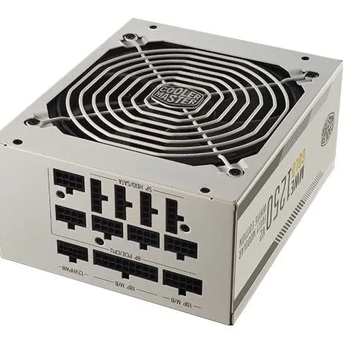 Alternative view of Cooler Master захранващ блок MWE Gold V2 1250W 80+GOLD ATX 3.0 бял