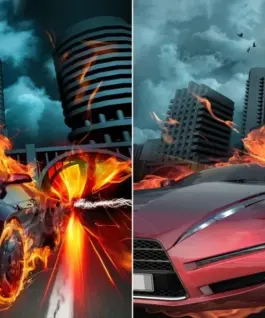 Alternative view of Acer Monitor 27 inches Nitro KG272M3bmiipx FHD/IPS/180Hz/0.05MS/2xHDMI/ DP/ SPEAKERS