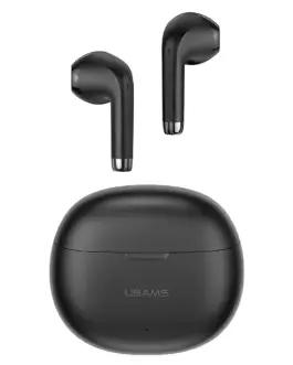 USAMS Bluetooth слушалки 5.3 TWS Rhymbo черен