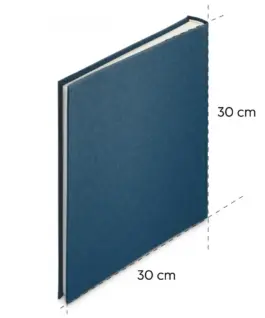 Alternative view of Hama Jumbo album wrinkled 30x30 blue