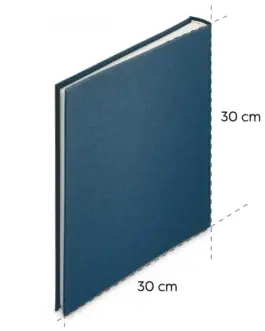 Alternative view of Hama Jumbo album wrinkled 30x30 blue