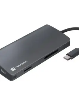 Alternative view of Natec USB-C MULTIPORT адаптер 8 IN 1 NATEC FOWLER 2
