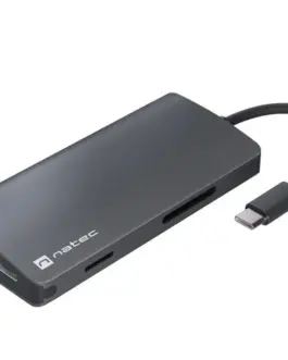 Alternative view of Natec USB-C MULTIPORT адаптер 8 IN 1 NATEC FOWLER 2