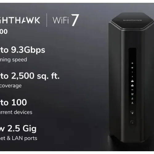 Alternative view of Netgear Router RS300 WiFi 7 BE9300