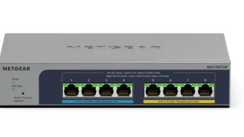Alternative view of Netgear  Switch MS108TUP 8x2.5G PoE++