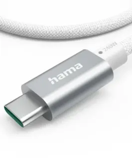 Alternative view of Hama 240W USB кабел USB C-C 1,5m бял