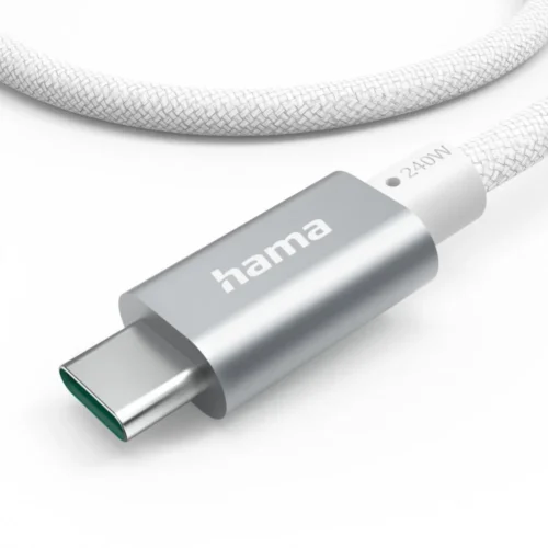 Alternative view of Hama 240W USB кабел USB C-C 1,5m бял