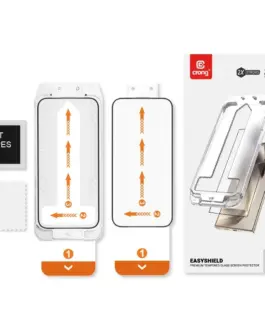 Alternative view of CRONG Tempeчервен glass Samsung Galaxy S25/S24 (2 pieces)