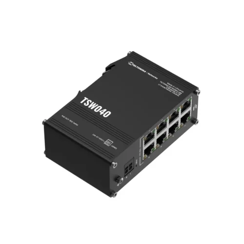 TELTONIKA Industrial switch TSW040 Switch 8xPoE+ 8×10/100Mbps DIN