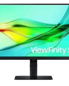 Alternative view of Samsung Monitor 24 inch ViewFinity S60UD IPS 2560x1440 WQHD 16:9 1xHDMI 2xDP(In+Out) 1xUSB-C 90W 3xUSB 3.0 LAN KVM 5ms PinP/PbyP 100Hz HAS+PIV płaski 3YOn-Sit