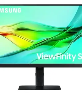 Samsung Monitor 24 inch ViewFinity S60UD IPS 2560x1440 WQHD 16:9 1xHDMI 2xDP(In+Out) 1xUSB-C 90W 3xUSB 3.0 LAN KVM 5ms PinP/PbyP 100Hz HAS+PIV płaski