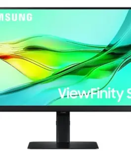 Samsung Monitor 24 inch ViewFinity S60UD IPS 2560x1440 WQHD 16:9 1xHDMI 2xDP(In+Out) 1xUSB-C 90W 3xUSB 3.0 LAN KVM 5ms PinP/PbyP 100Hz HAS+PIV płaski