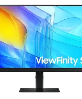 Alternative view of Samsung Monitor 27 inch ViewFinity S80D IPS 3840x2160 UHD 16:9 1xHDMI 1xDP 3xUSB 3.0 5ms PinP/PbyP 60Hz HAS+PIVOT płaski 3YOn-Site