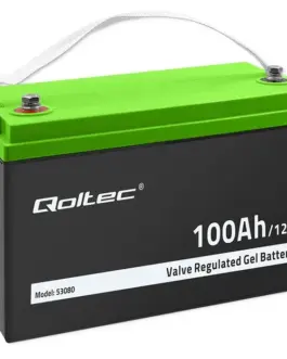 Qoltec Gel battery 12V, 100Ah