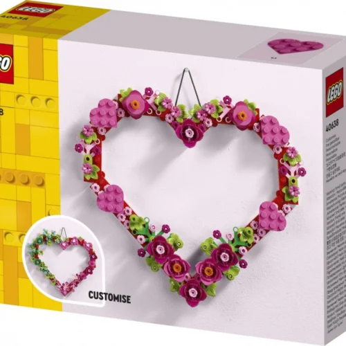 Alternative view of LEGO Bricks 40638 Heart Ornament