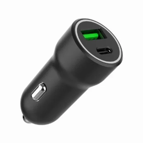 Gembird зарядно за кола USB-A/USB-C 20W PD черен