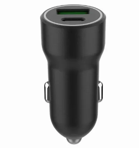 Gembird зарядно за кола USB-A/USB-C 20W PD черен