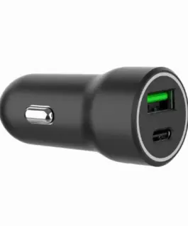 Gembird зарядно за кола USB-A/USB-C 20W PD черен