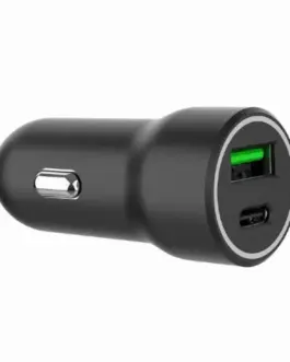 Gembird зарядно за кола USB-A/USB-C 20W PD черен