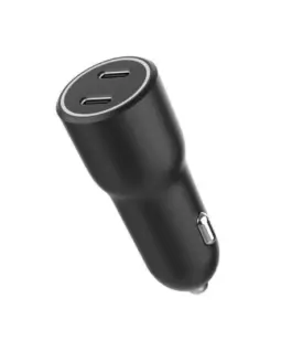 Gembird зарядно за кола 2xUSB-C PD 40W черен