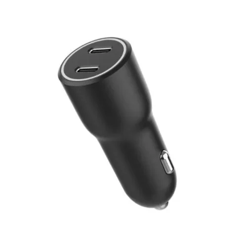 Gembird зарядно за кола 2xUSB-C PD 40W черен