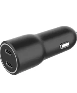 Gembird зарядно за кола 2xUSB-C PD 40W черен