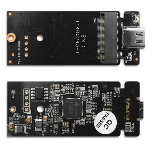 Qoltec Enclosure mini for M.2 SSD | NVMe | PCIe | USB3.1 | Super speed10Gb/s | 2TB |