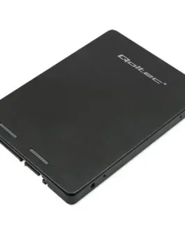 Qoltec адаптер for M.2 SSD | SATA NGFF do SATA III | 2TB | Super speed 6Gb/s | черен