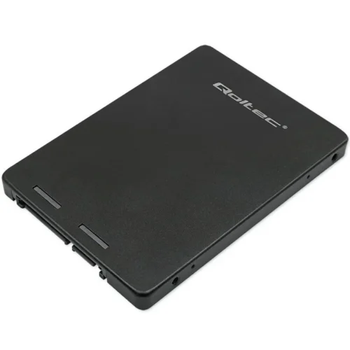 Qoltec адаптер for M.2 SSD | SATA NGFF do SATA III | 2TB | Super speed 6Gb/s | черен