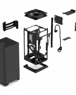 Alternative view of Fractal Design Case Mood черен