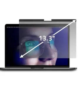Alternative view of Qoltec Privacy filter for MacBook Air 13.6 inches | Magnetic | Eye protection