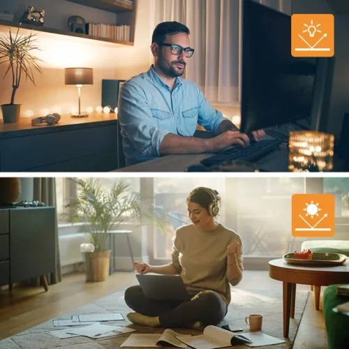 Qoltec Anti син Light Filter 21.5 inches | 16:9 | Eye protection | Anti Glare | Matte | for