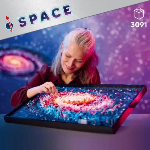 Alternative view of LEGO Bricks Art 31212 The Milky Way Galaxy