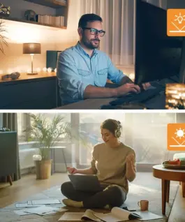 Qoltec Anti син Lighr Filter 23 inches | 16:9 | Eye protection | Anti Glare | Matte | for