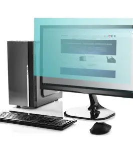 Qoltec Anti син Light Filter 24 inches | 16:9 | Eye protection | Anti Glare | Matte | for