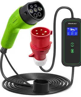 Qoltec Mobile EV зарядно with adjustable 2in1